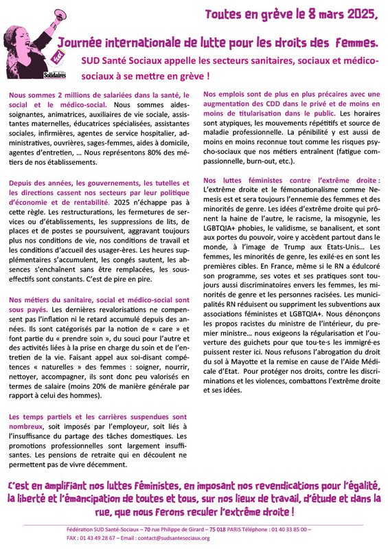 tract FSSS 8 mars
