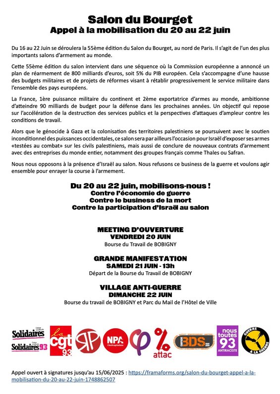 21 juin le bourget