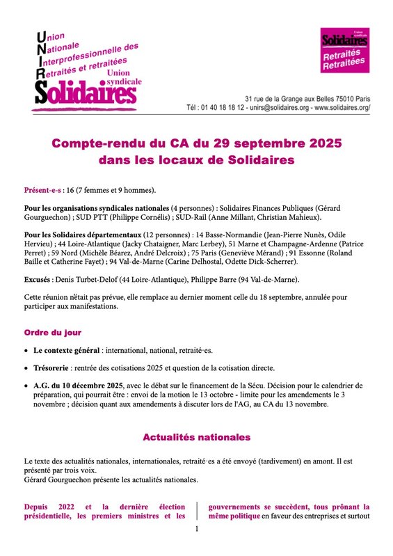 25 09 29 CR du CA