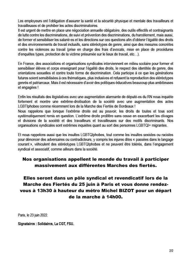 Appel syndical unitaire contre les LGBTphobies au travail et de participation aux Marches des Fiert├®s (def)1024_2