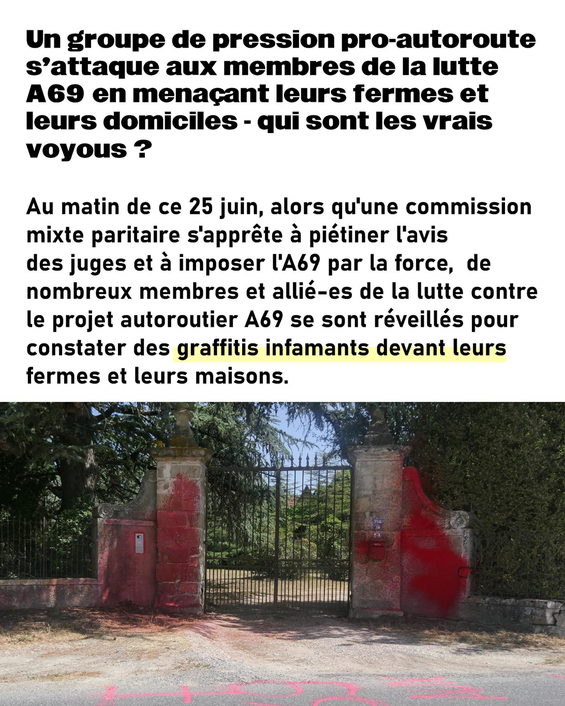 Attaques A69