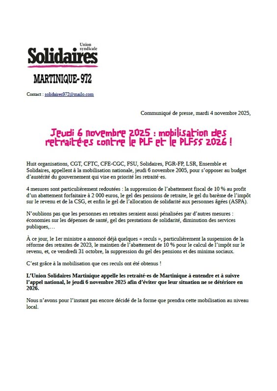 CP 6 Novembre