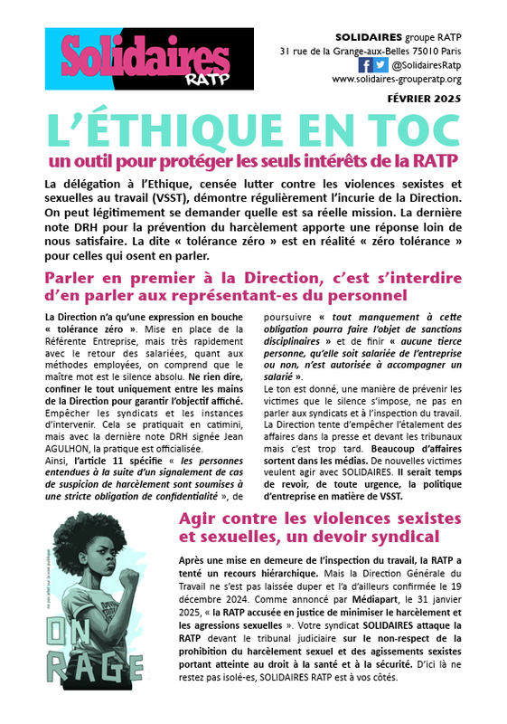 Solidaires RATP