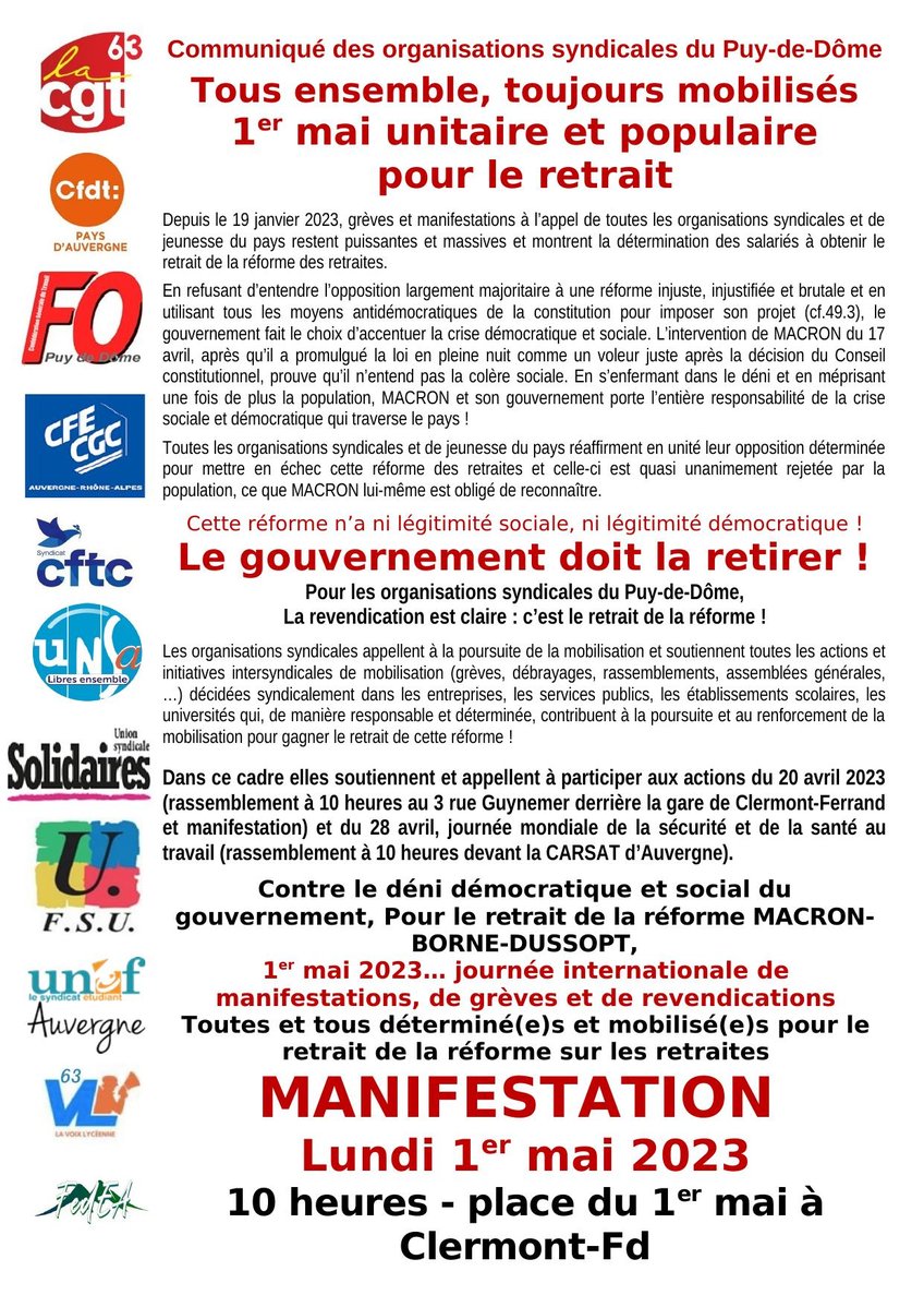 Tract intersyndical 63 - 1er mai 2023-1