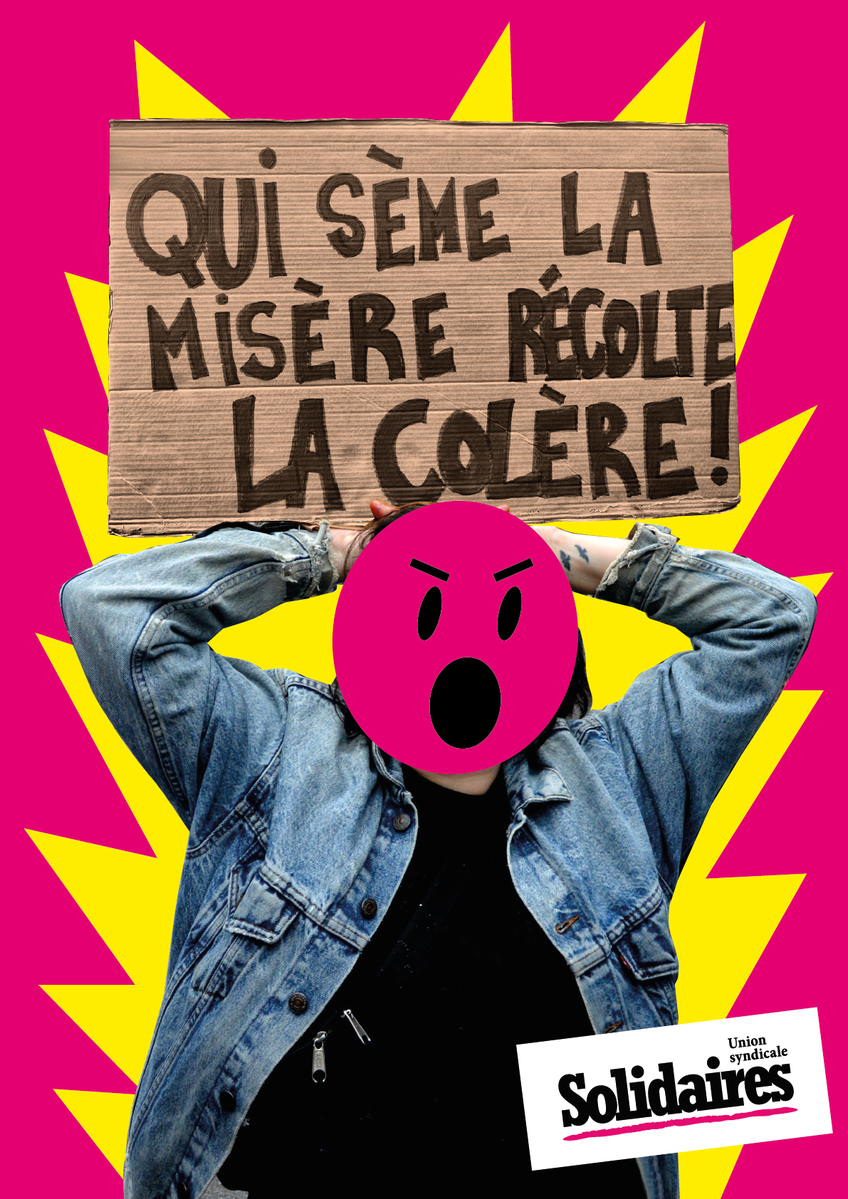 visuel Qui sème la misère récolte la colère