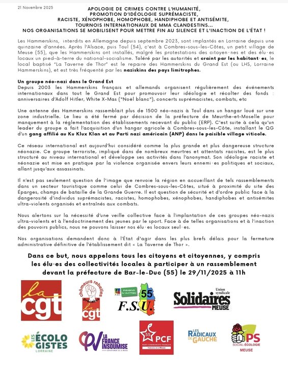 rassemblement Meuse