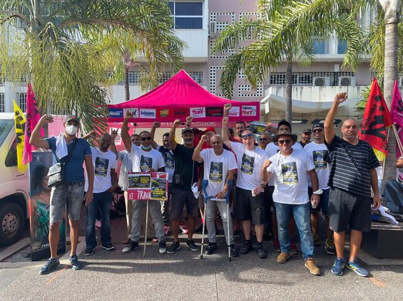 rassemblement de soutien à Samuel, camarade de SUD PTT
