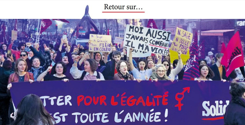 retour sur 8 mars 2022 Paris